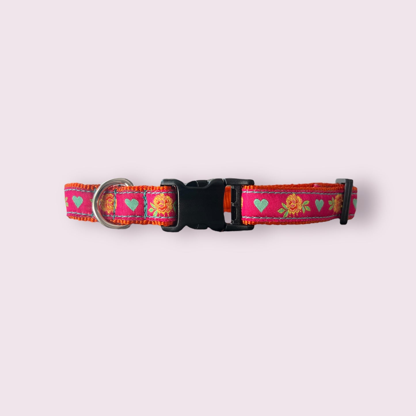 Love & Roses Dog Collar M