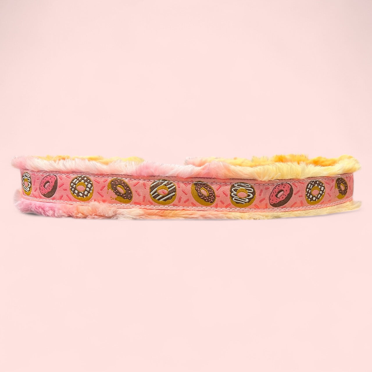 Happy Luxe Pink Donuts Large Dog Collar