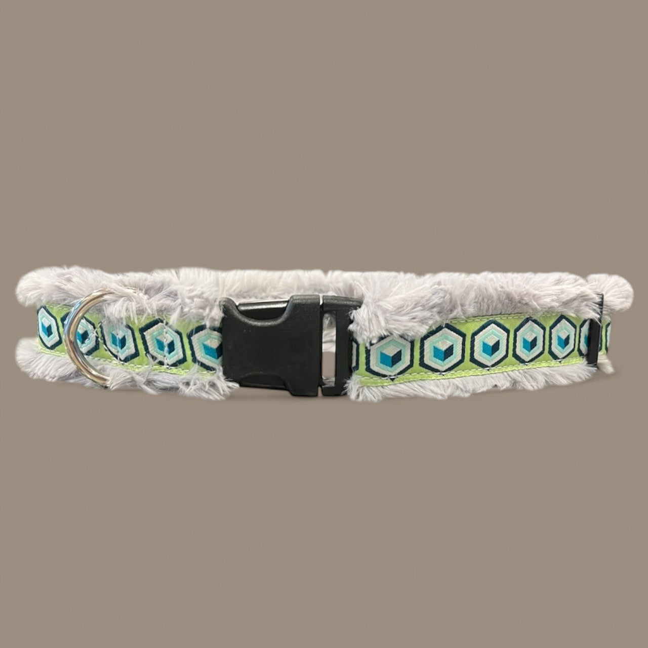 Happy Luxe Geometric Large Dog Collar