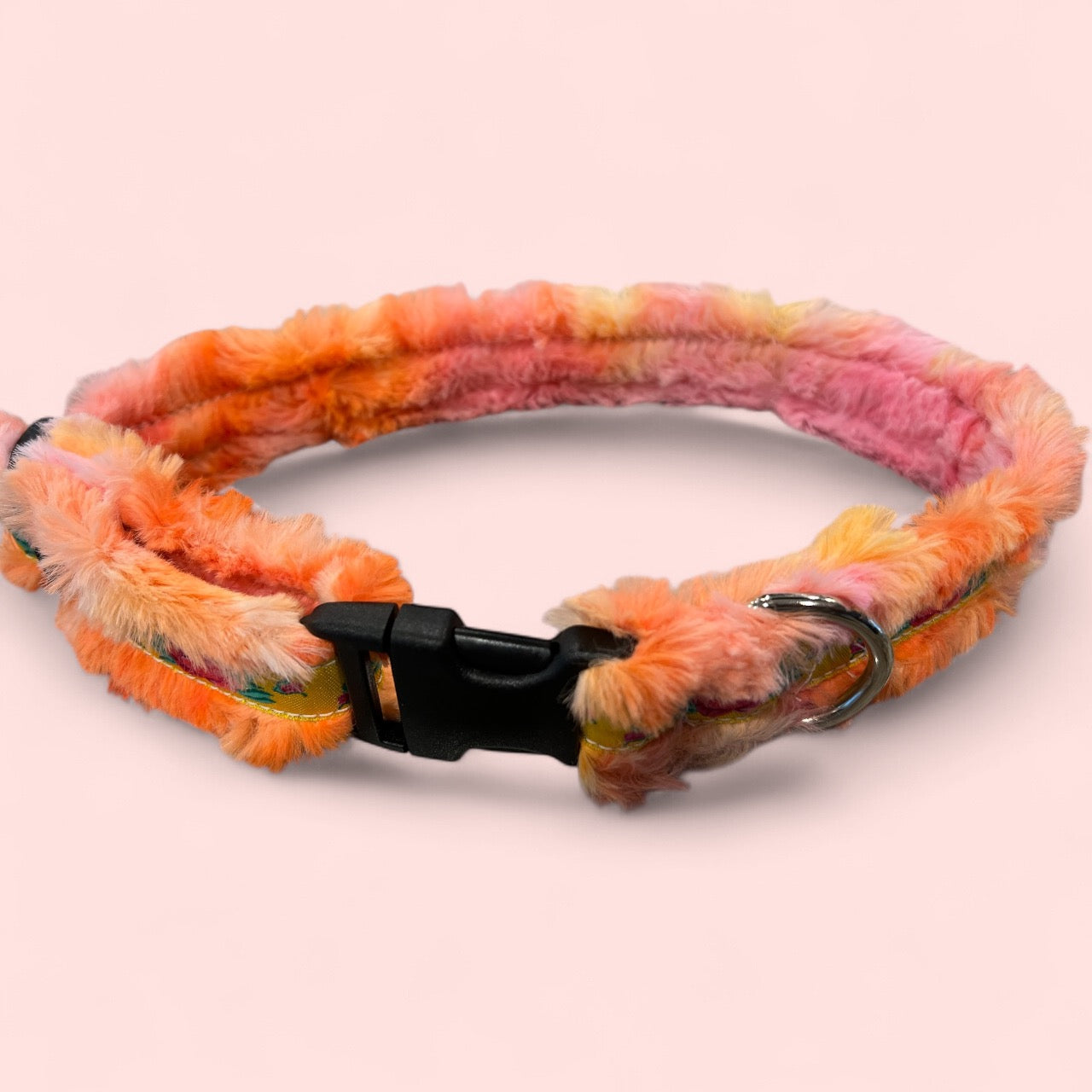 Happy Luxe Sunset Roses Large Dog Collar