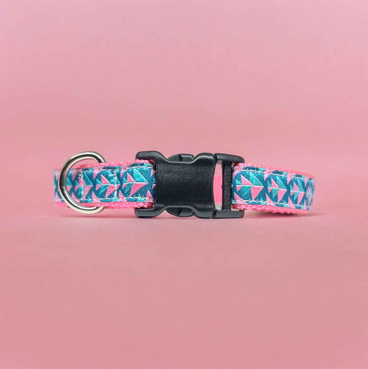 Cotton Candy Aztec Dog Collar S/M