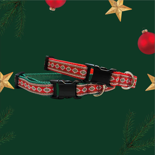 Holiday Cheer Small & Medium Dog Collar