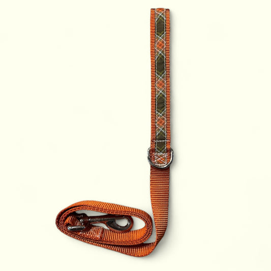Autumn Plaid Dog Leash