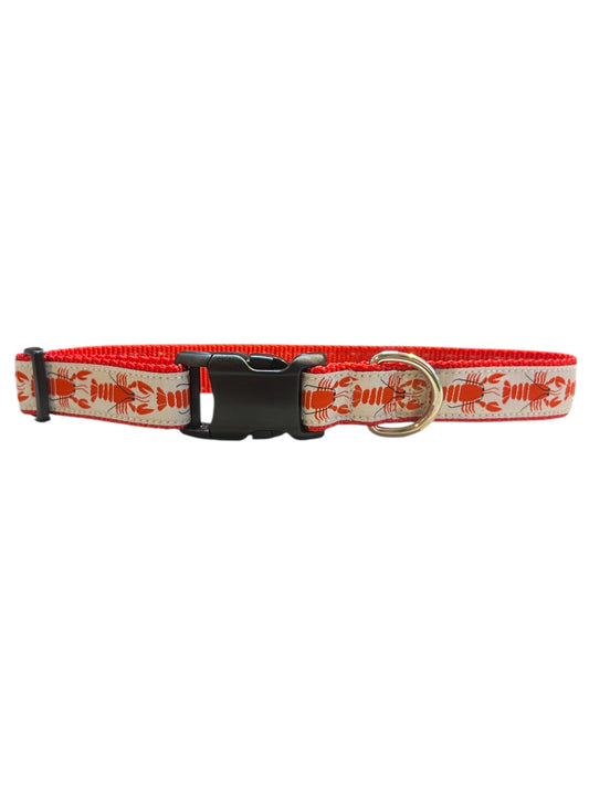 Dancing Lobsters Large Dog Collar