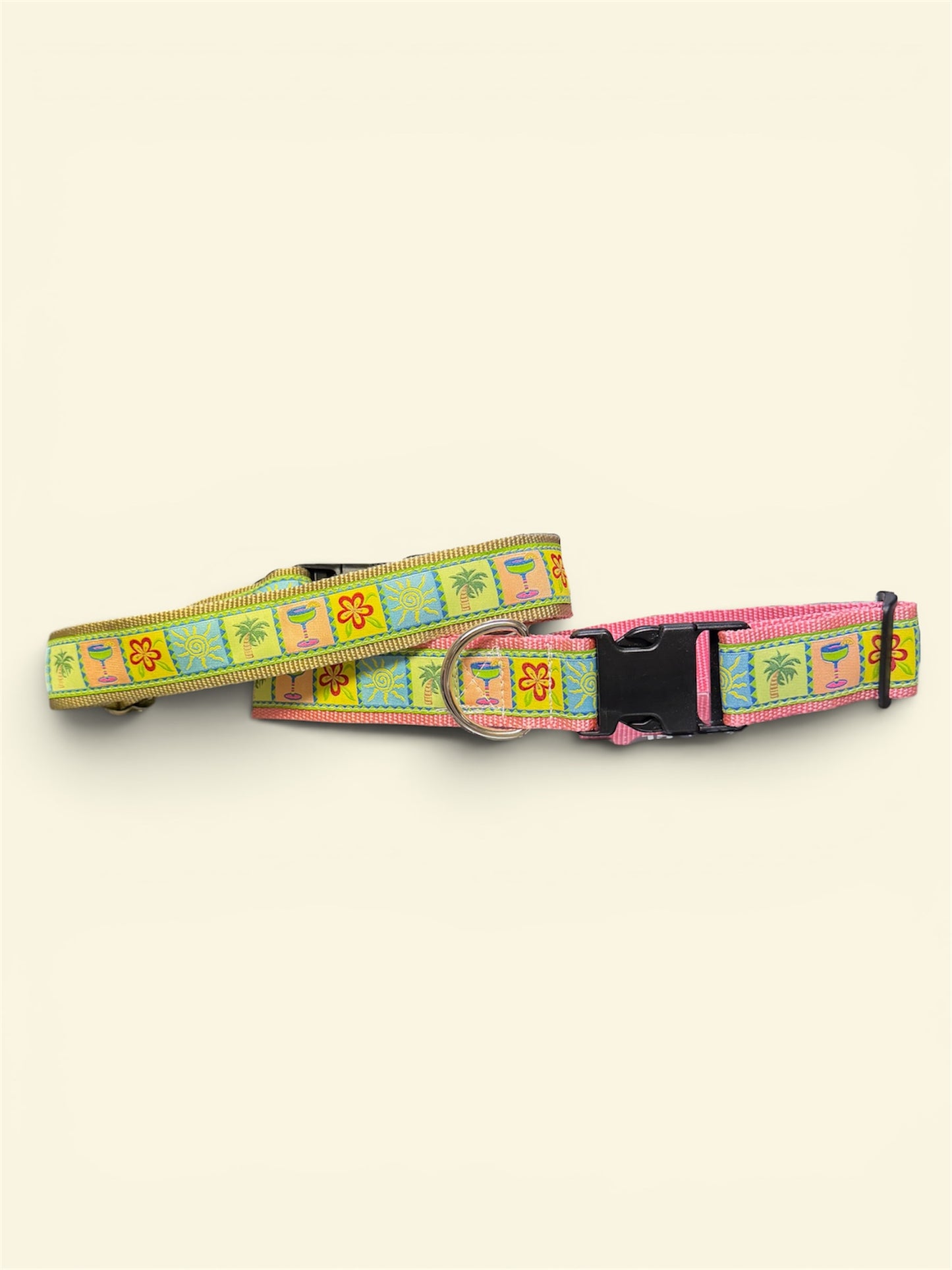 Beach Vacation X-Large Dog Collar